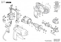 Bosch 0 601 145 665 Gbm 6 Re Drill 230 V / Eu Spare Parts